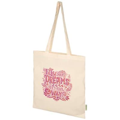 Odisha 100 g/m² OCS organic tote bag 7L 