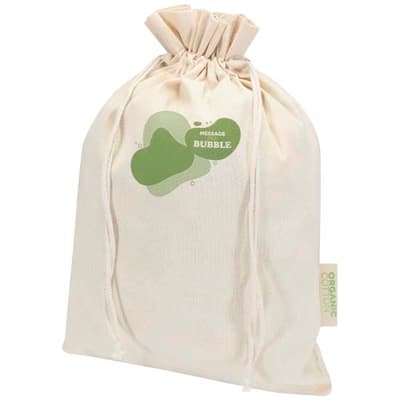 Custom Branded Odisha 140 g/m² OCS organic gift bag - 42 x 30 cm