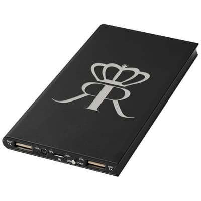 Branded Plate 8000 mAh aluminium power bank