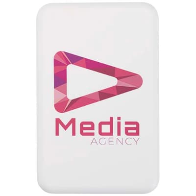 Branded Acrab 10.000 mAh 15W magnetic wireless power bank with 20W PD - made from recycled plastic