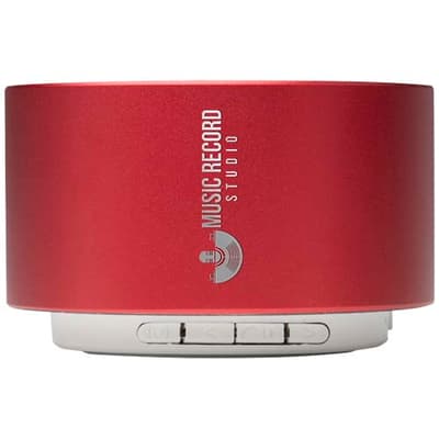 Branded Ankaa 3W recycled aluminium wireless Bluetooth speaker