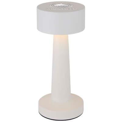 Branded Aludra rechargeable dimmable table lamp with 3 light modes