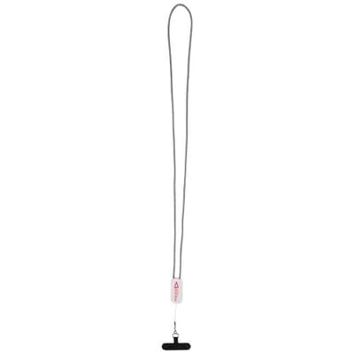 Custom Branded Anser recycled plastic smartphone lanyard with 27W 5-in-1 built-in cable