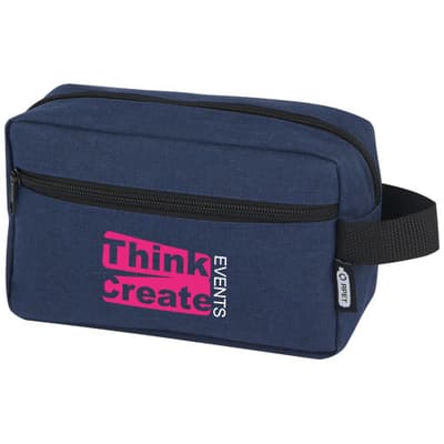 Custom Branded Ross GRS RPET toiletry bag 1.5L