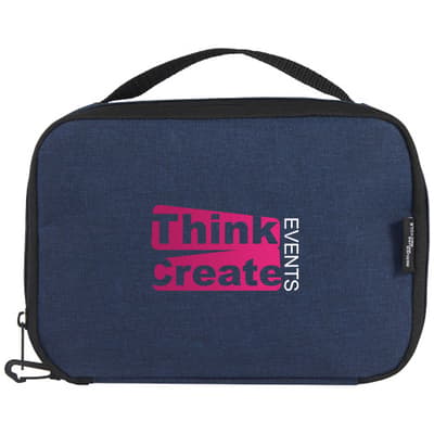 Custom Branded Ross GRS RPET tech pouch 1L
