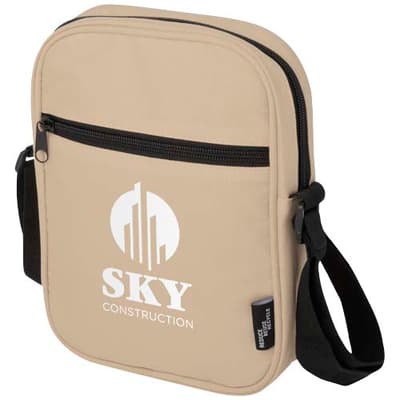 Custom Branded Byron GRS recycled crossbody bag 2L