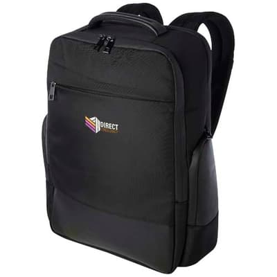 Custom Branded Expedition Pro 15.6" GRS recycled laptop backpack 25L