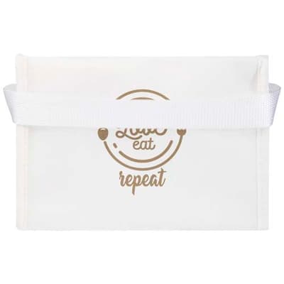 Custom Branded Spectrum 6-can recycled non-woven cooler bag 4L