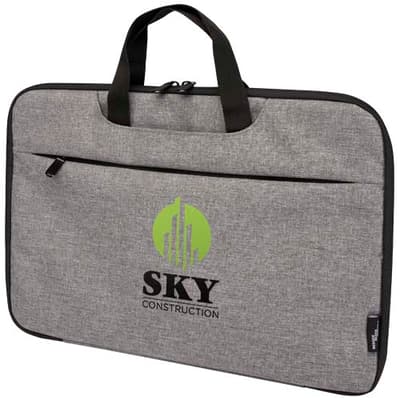 Branded Libra 14” 2-in-1 GRS recycled laptop case 3L