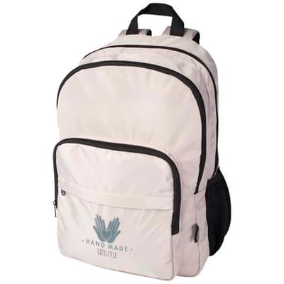 Custom Branded Trend Plus 15” GRS recycled laptop backpack 20L