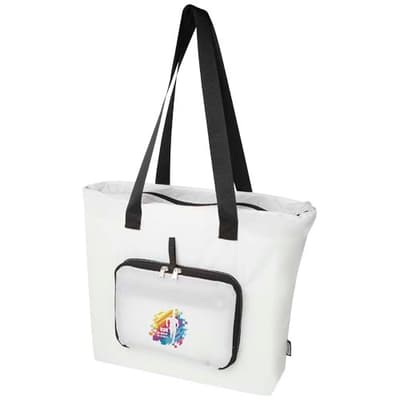 Custom Branded EcoFold RPET foldable tote bag 16L