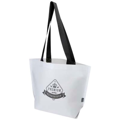 Custom Branded Duo GRS recycled double-laminated tote bag 18L