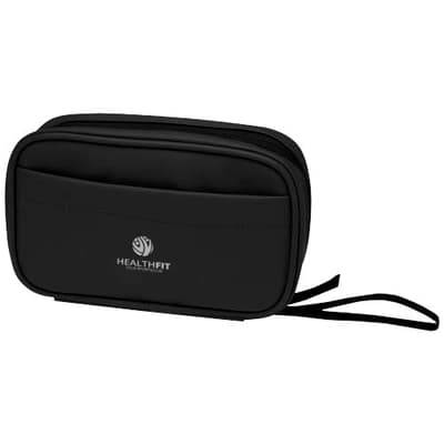 Custom Branded Resi Plus GRS recycled tech pouch 1L