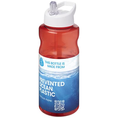 Custom Printed H2O Active® Eco Big Base 1 litre spout lid sport bottle