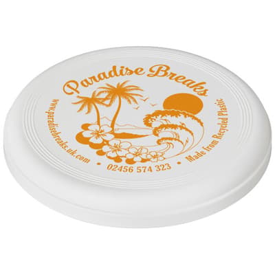 Branded Crest recycled flying disc