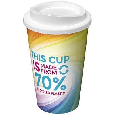 Custom Printed Brite-Americano® Eco 350 ml insulated tumbler