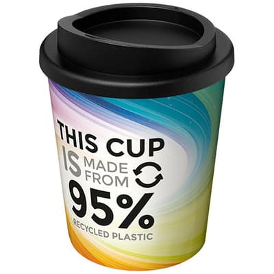 Custom Printed Brite-Americano® Espresso Recycled 250 ml insulated tumbler