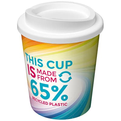 Custom Printed Brite-Americano Espresso Eco 250 ml insulated tumbler
