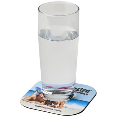 Custom Printed Brite-Mat® square coaster
