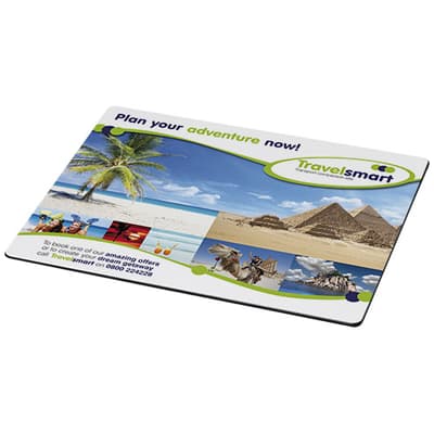 Branded Brite-Mat® rectangular mouse mat