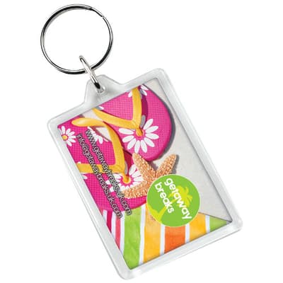 Promotional Vito C1 rectangular keychain