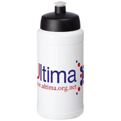 Custom Printed Baseline® Plus 500 ml bottle with sports lid
