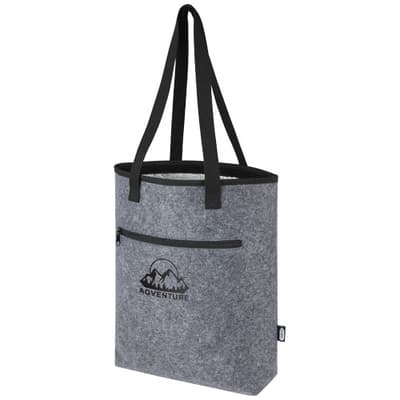 Custom Branded Felta GRS recycled felt cooler tote bag 12L