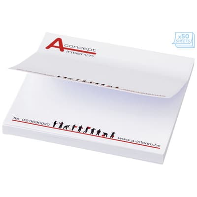 Promotional Sticky-Mate® sticky notes 75x75mm