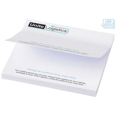 Promotional Sticky-Mate® large square sticky notes 100x100mm