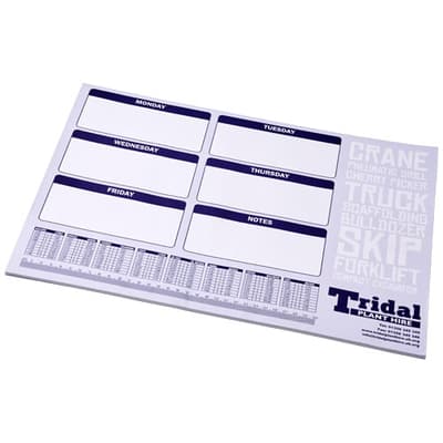 Promotional Desk-Mate® A2 notepad