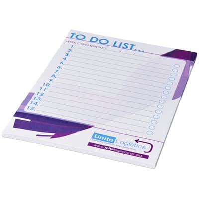 Promotional Desk-Mate® A5 notepad