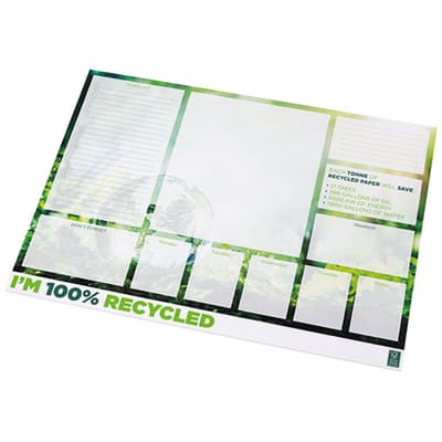 Promotional Desk-Mate® A2 recycled notepad