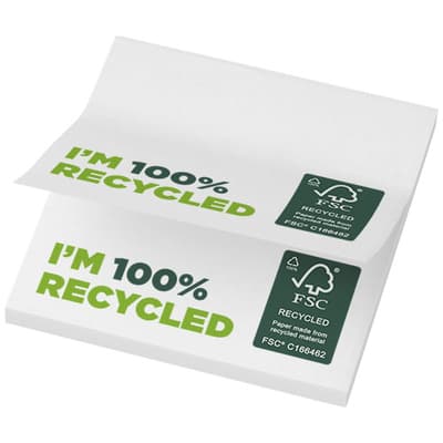 Promotional Sticky-Mate® recycled sticky notes 75 x 75 mm