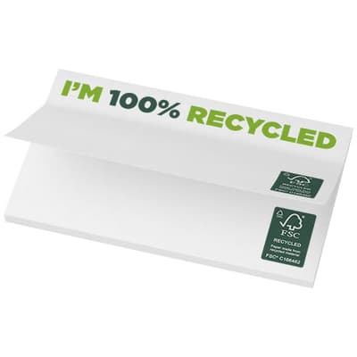 Promotional Sticky-Mate® recycled sticky notes 127 x 75 mm