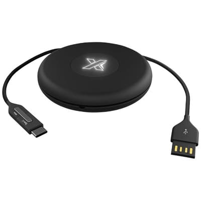 Branded SCX.design C18 3-in-1 travel light-up cable