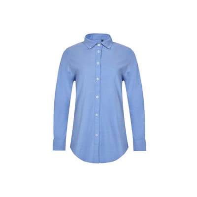 VL PRITHVI WOMEN. Oxford shirt (180 g/m²) for women, made from cotton (50%), polyester (45%) and elastane (5%)