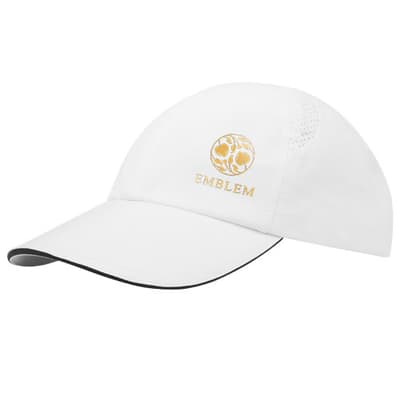 Custom Branded Morion 6 panel 110 g/m2 GRS recycled cool fit sandwich cap
