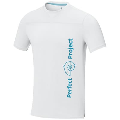 Custom Branded Borax 160 g/m2 short sleeve men's GRS recycled cool fit t-shirt