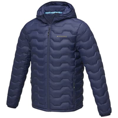 Custom Branded Petalite men's GRS recycled insulated down jacket