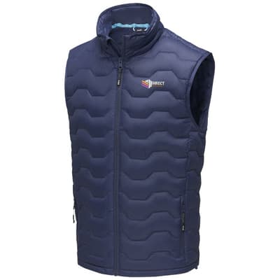 Custom Branded Petalite men's GRS recycled insulated down bodywarmer