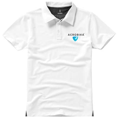Custom Branded Markham 200 g/m2 short sleeve men's stretch polo