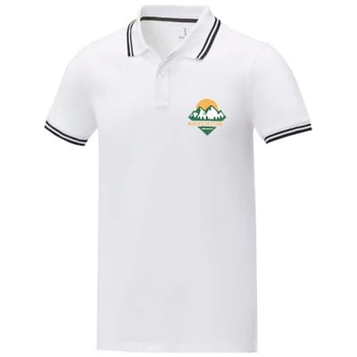 Custom Branded Amarago 200 g/m2 short sleeve men's tipping polo