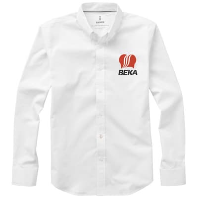 Custom Branded Vaillant 142 g/m2 long sleeve men's oxford shirt