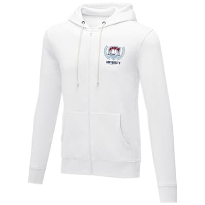 Custom Branded Charon 240 g/m2 unisex full zip hoodie