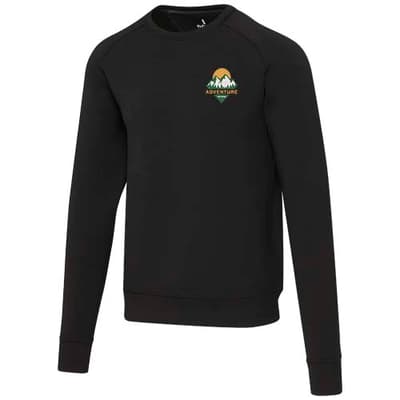 Promotional Yukon 350 g/m² unisex interlock sports crewneck sweater