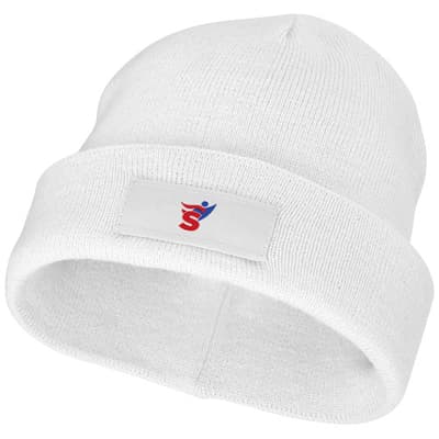 Custom Branded Boreas beanie with patch
