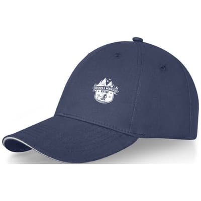 Custom Branded Darton 6 panel 260 g/m2 sandwich cap