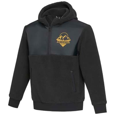 Branded Evans 370 g/m² unisex recycled sherpa fleece