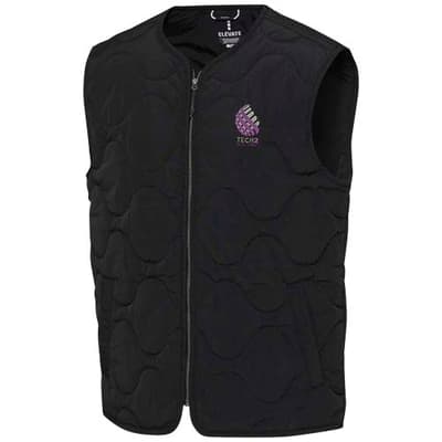 Custom Branded Quartz GRS recycled unisex quilted bodywarmer