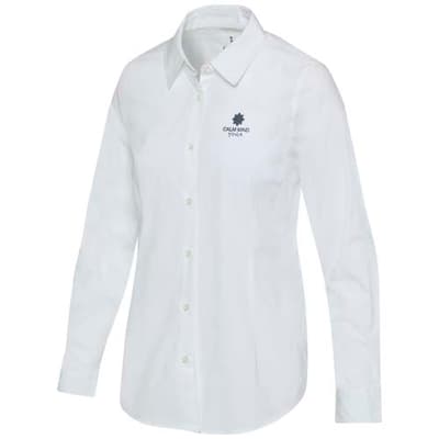 Custom Branded Carnelian 133 g/m² poplin women's shirt